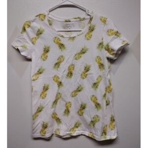 Sonoma Everyday Tee all over pineapple print